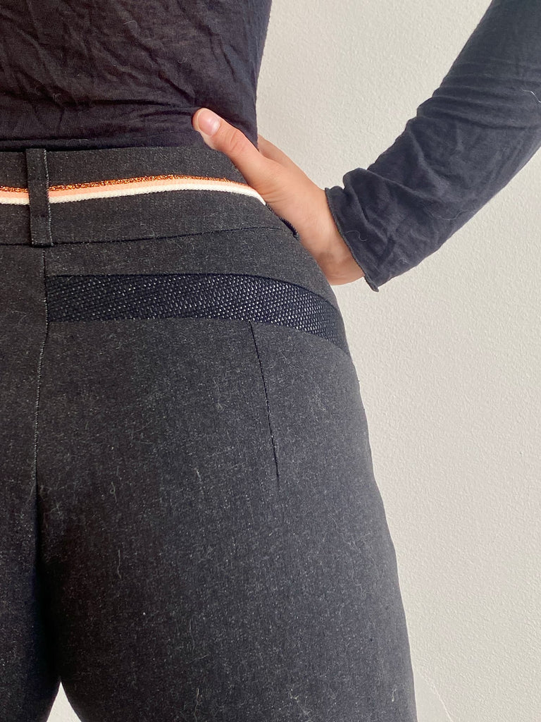 Natacha Cadonici, Mode Durable, Pantalon droit en jeans anthracite Anna