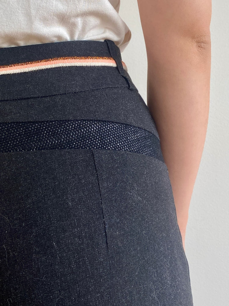 Natacha Cadonici, Mode Durable, Pantalon droit en jeans anthracite Anna