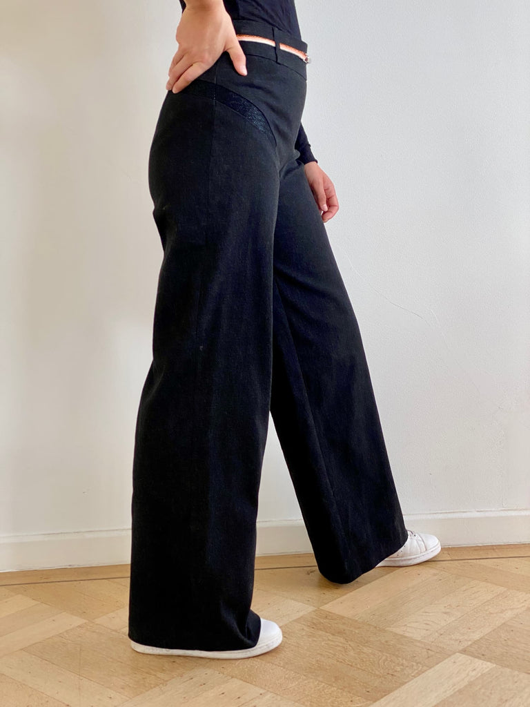 Natacha Cadonici, Mode Durable, Pantalon droit en jeans anthracite Anna