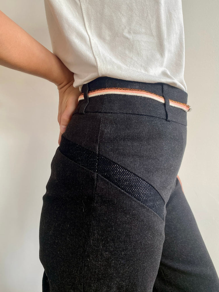 Natacha Cadonici, Mode Durable, Pantalon droit en jeans anthracite Anna