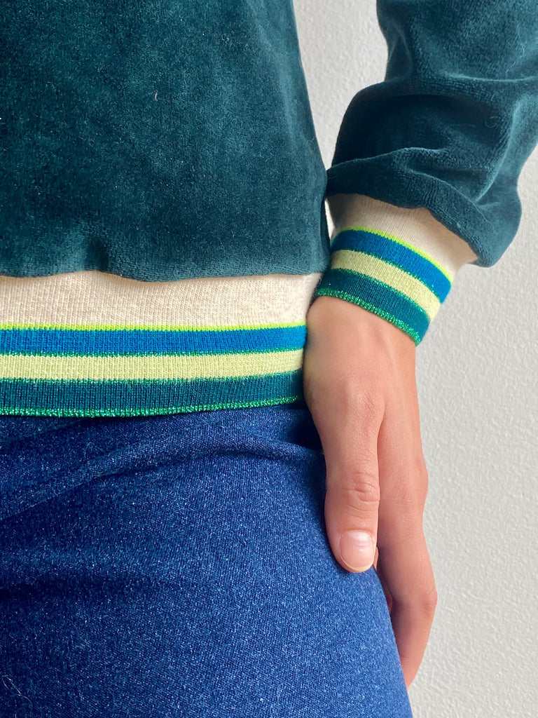 Natacha Cadonici, Mode Durable, Sweat vert bouteille Anna V/VF
